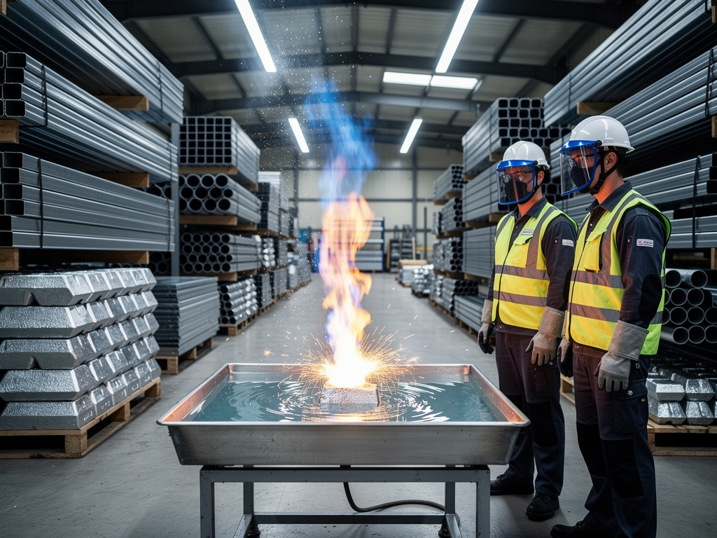 Металлы, которые «горят в воде»: литий, натрий, магний — и как избежать пожара на объекте | Блог компании ОборонСпецСплав