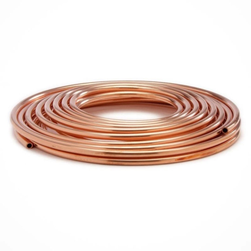 Труба медная отожженная мягкая М2М 8х1 мм ГОСТ 617-90  ОборонСпецСплав