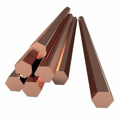 Шестигранник медный М1 50 мм ГОСТ 1535-91 луженый  ОборонСпецСплав