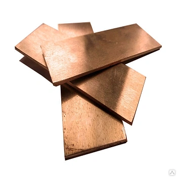 Шина бронзовая БрБНТ1.9 4х150 мм ГОСТ 1789-70 нулевая